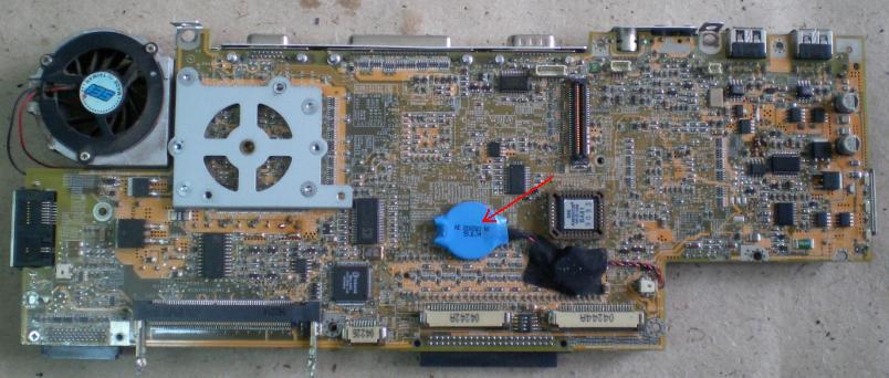 RoverBook Partner E417L BIOS battery.