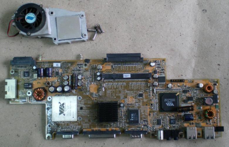 RoverBook Partner E417L cooler dismantling.